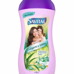 Savital Shampoo Colágeno y Sábila - Frasco 510 Ml
