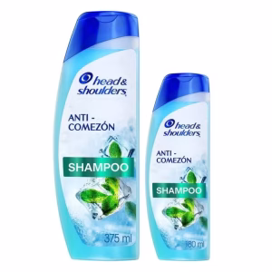 Pack de shampoo anticaspa Head & Shoulders Anti Comezón de 375ml y 180ml