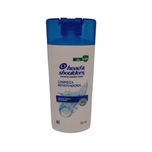 Shampoo H&S Limpieza Renovadora frasco pequeño de 90ml