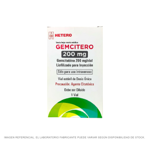 Gemcitabina 200 mg concentrado para solución para perfusión