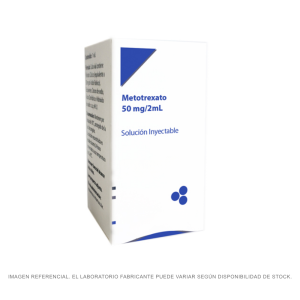 Metotrexato solución inyectable 50 mg