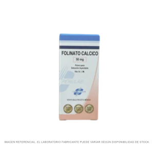 Folinato de calcio 50 mg / 5mL Solución Inyectable